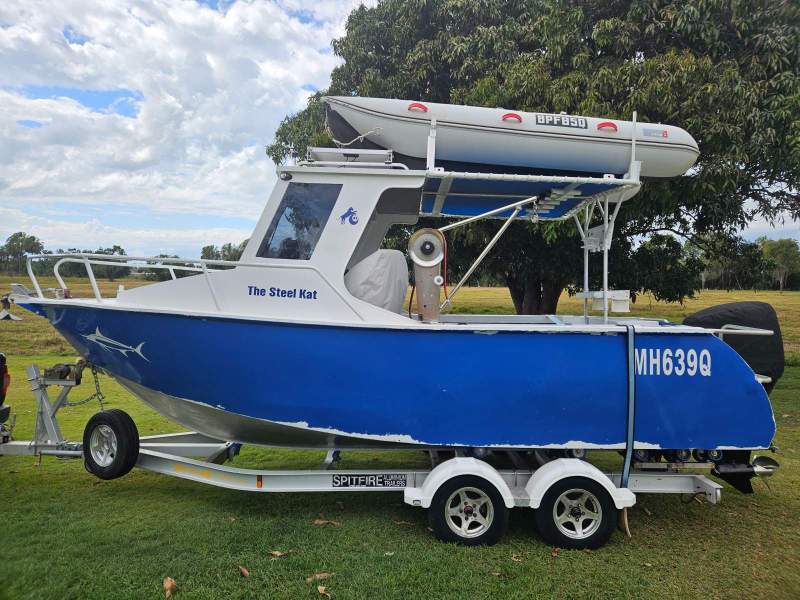 6.5 metre custom plate aluminium/3.3 metre tender