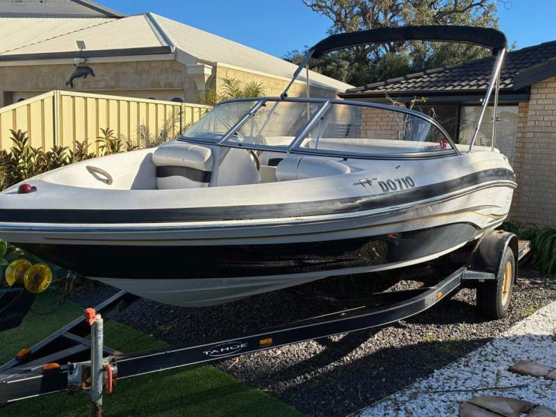 Tahoe Q4 on registered trailer