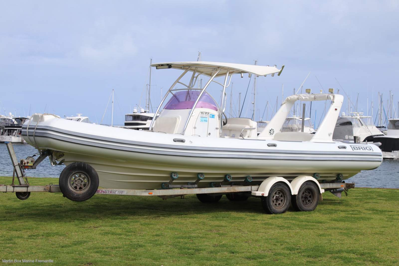 Brig Eagle 780 with a Tandem Axle Trailer