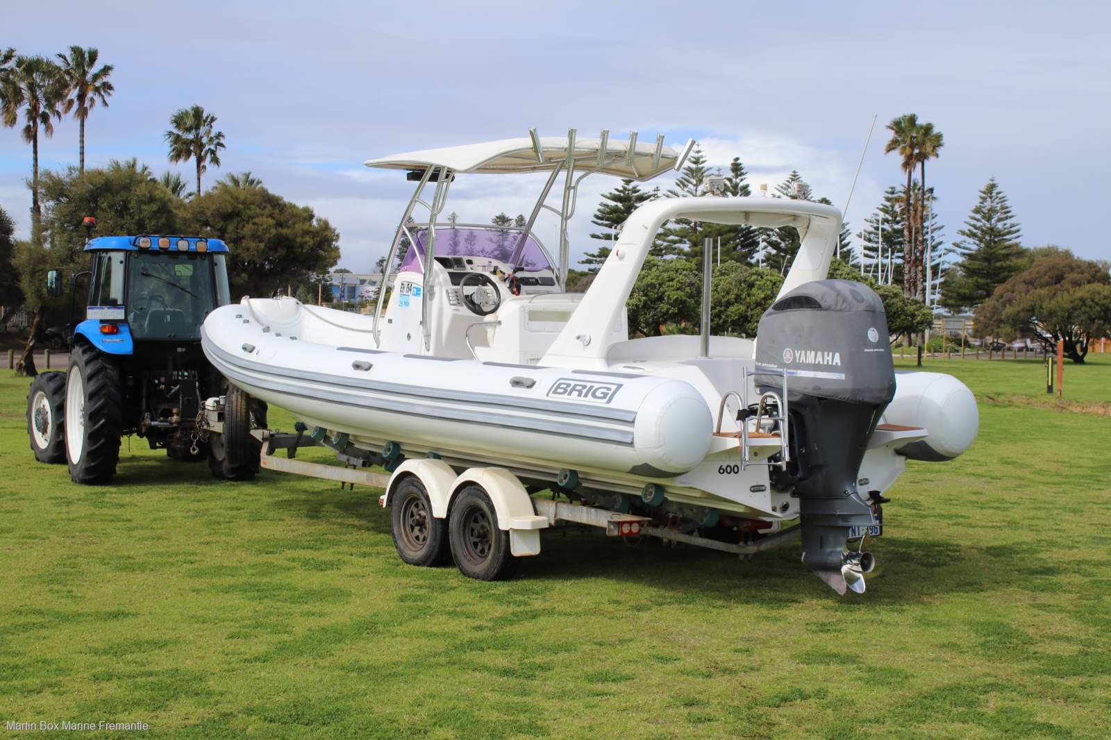 Brig Eagle 780 with a Tandem Axle Trailer