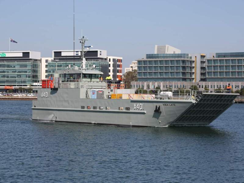 Aust. Ex-Military Landing Craft Medium - Voea Late