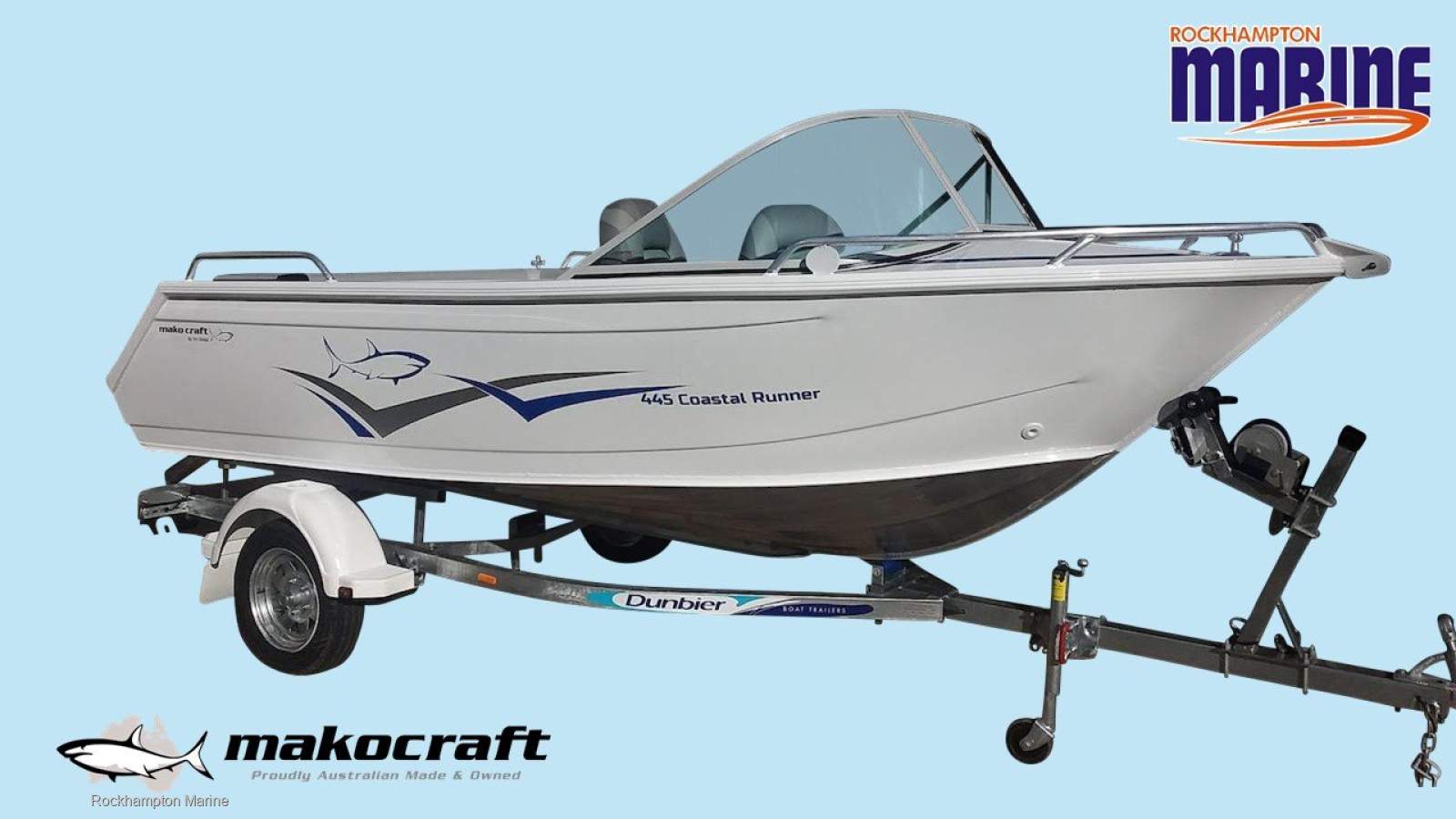 Makocraft 445 Coastal Runner B, M, T PACKAGE FROM ROCKHAMPTON MARINE!!