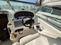 Sunrunner 3700 " BOW THRUSTER and AIRCOND ":Helm View of Dash