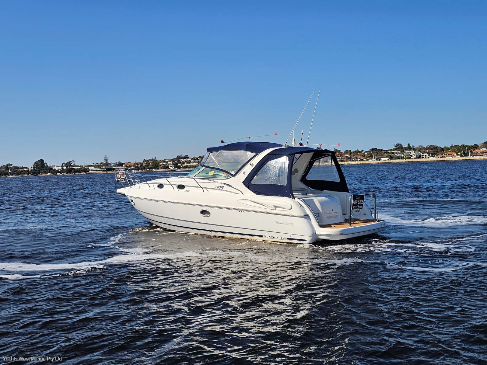 Sunrunner 3700 " BOW THRUSTER and AIRCOND ":SUNRUNNER 37 by YACHTS WEST ph 9335 7788