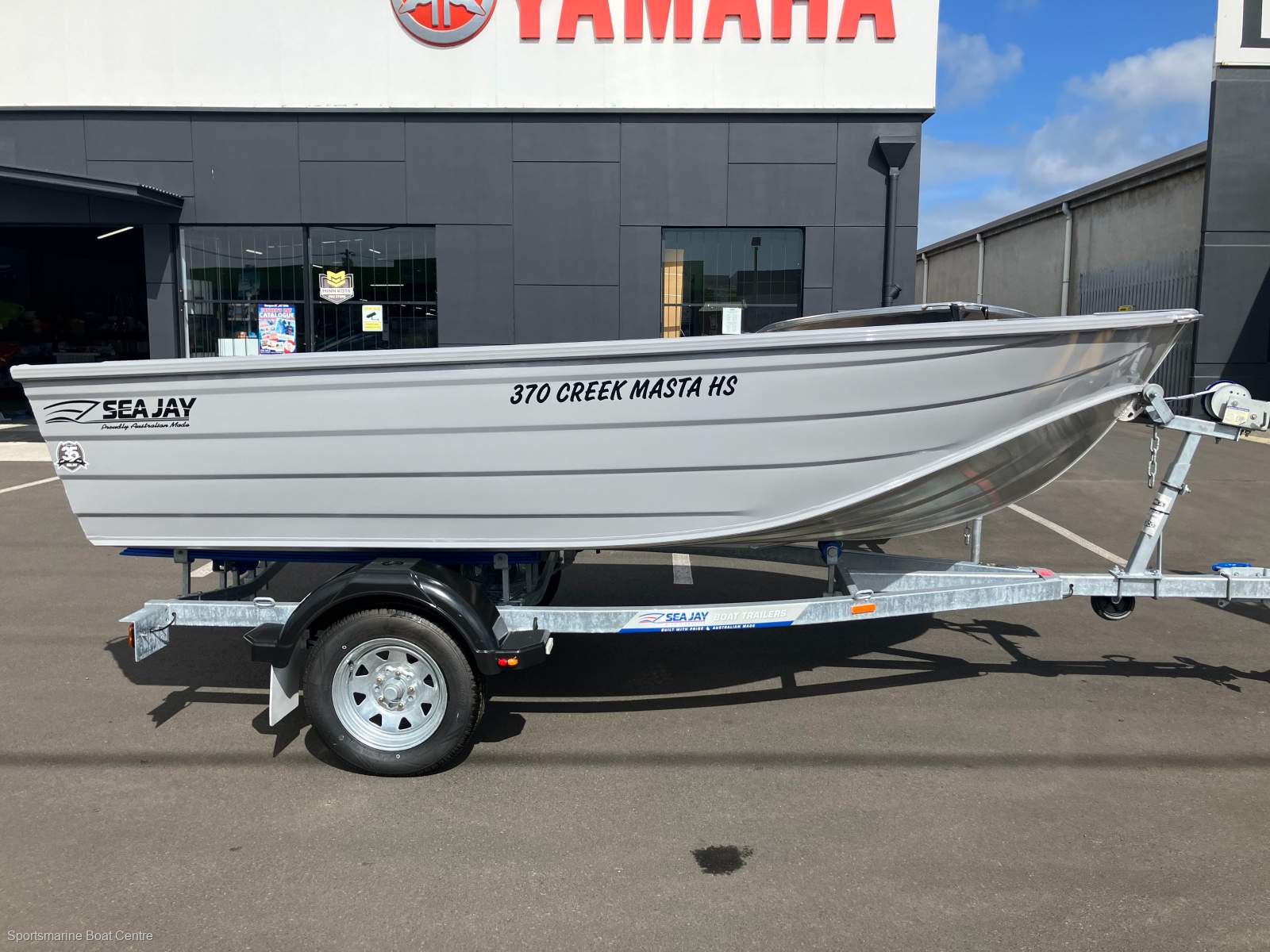 New Sea Jay 3.70 Creek Masta HS Available hull only or full B, M, T Package.