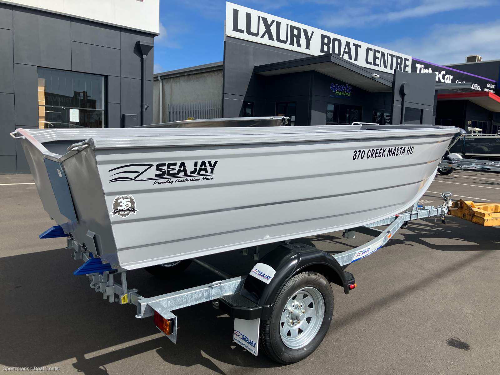 New Sea Jay 3.70 Creek Masta HS Available hull only or full B, M, T Package.