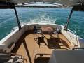 Caribbean 40 Flybridge Cruiser:Famous deck space