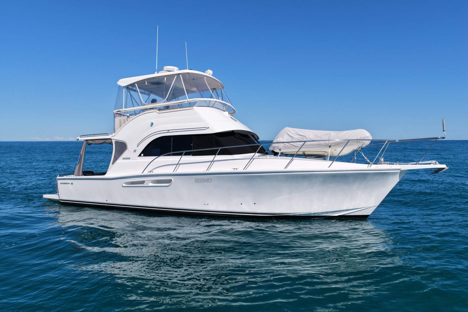 Caribbean 40 Flybridge Cruiser:A hull for all conditions