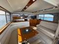 Caribbean 40 Flybridge Cruiser:Leather and gloss teak