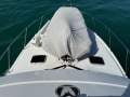Caribbean 40 Flybridge Cruiser:Great davit and dinghy