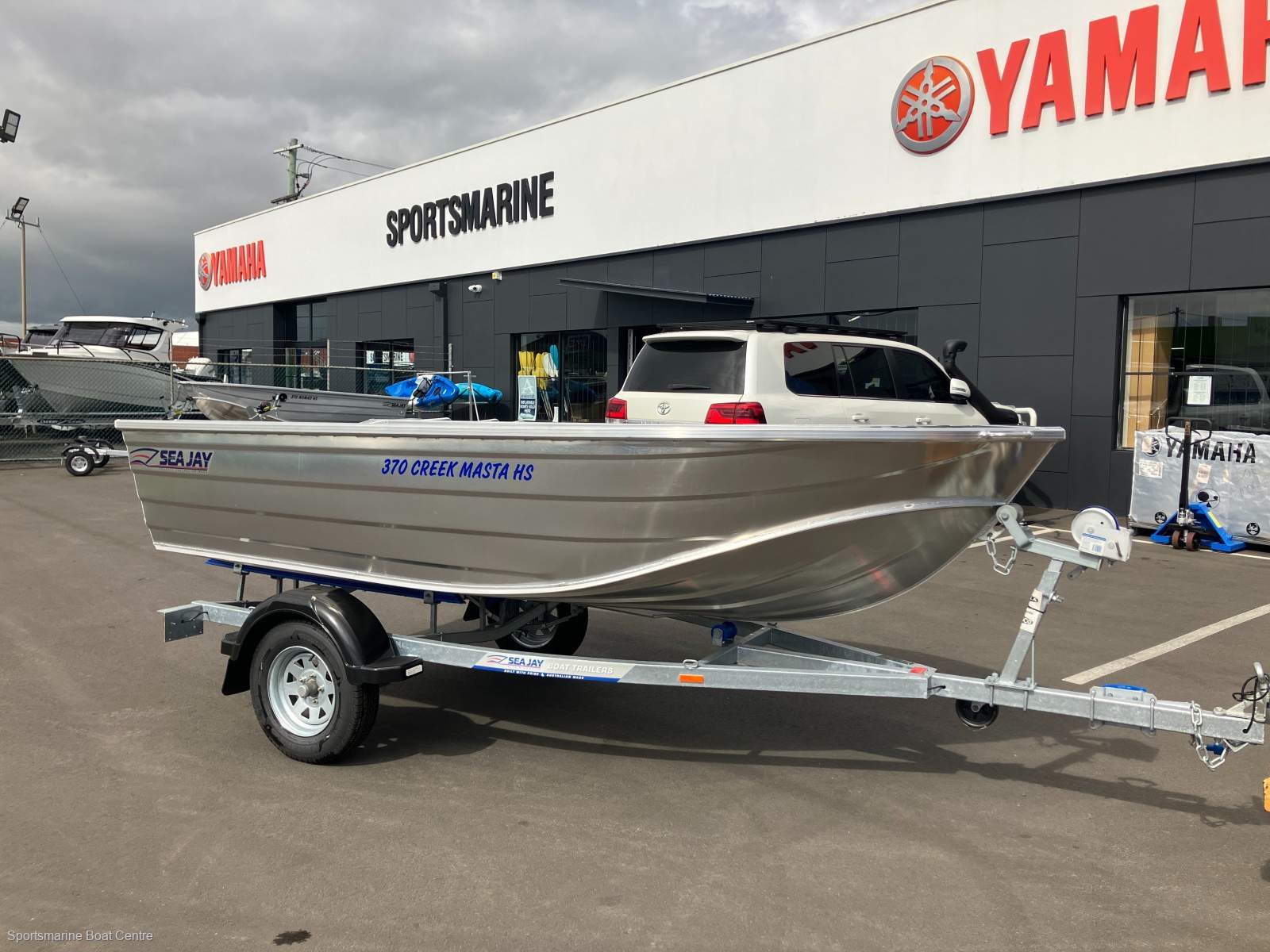Sea Jay 3.70 Creek Masta Available hull only or full B, M, T Package.