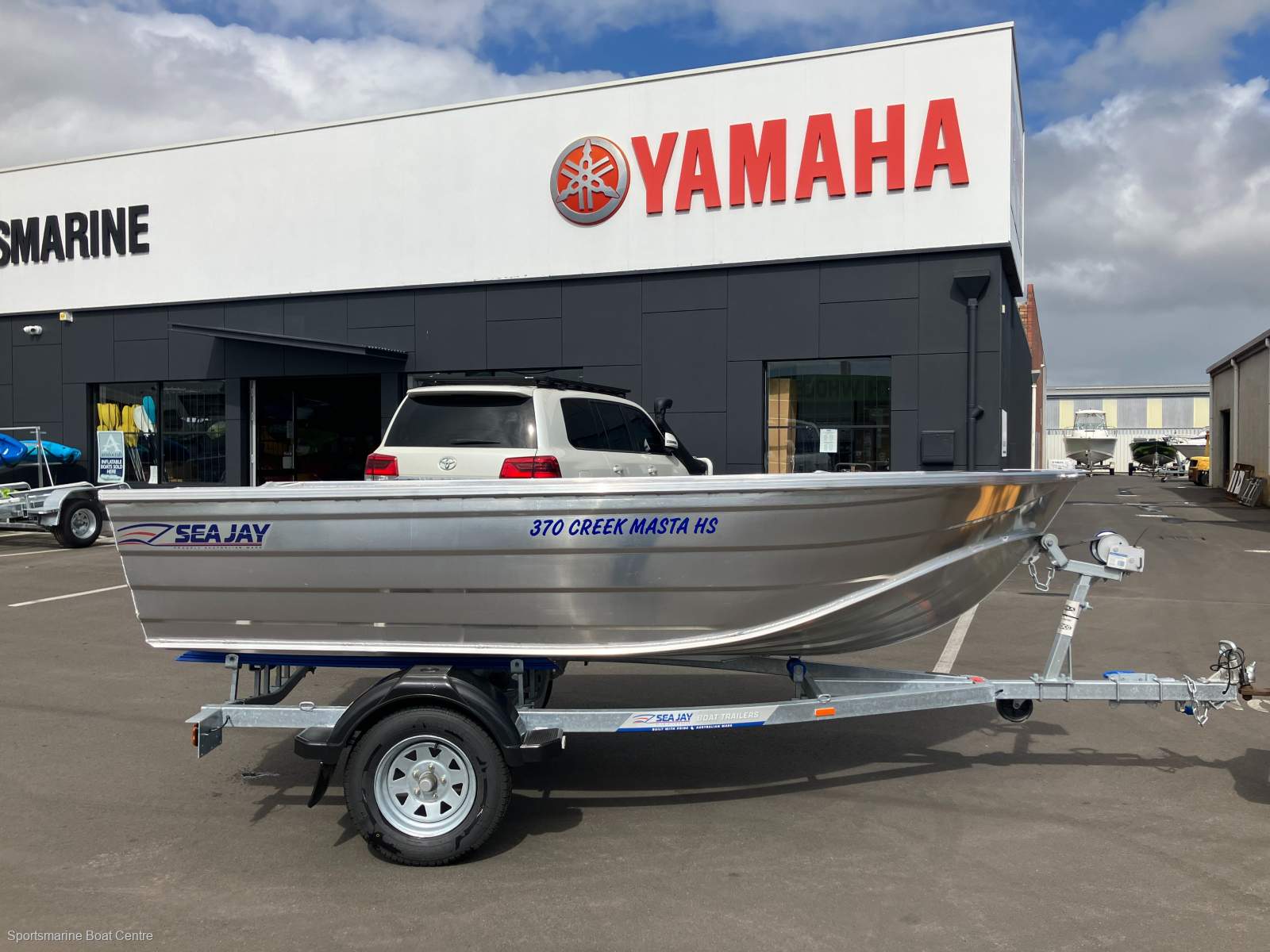 Sea Jay 3.70 Creek Masta Available hull only or full B, M, T Package.
