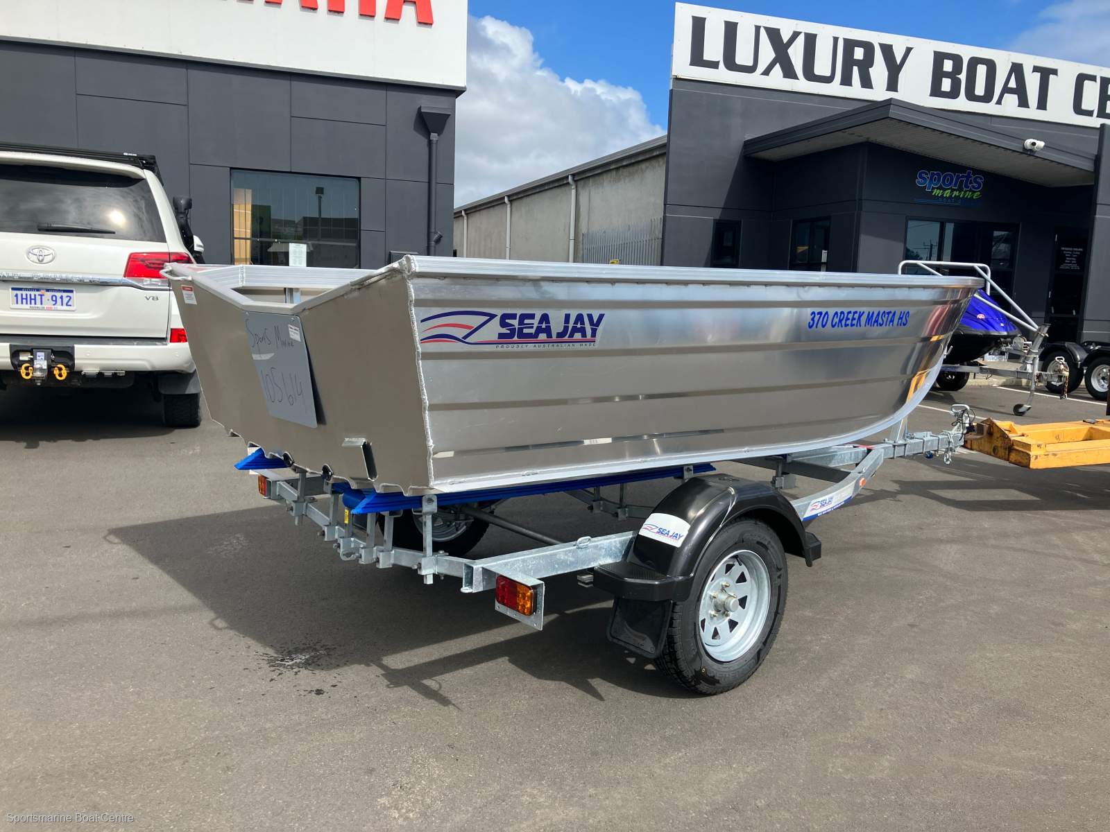 Sea Jay 3.70 Creek Masta Available hull only or full B, M, T Package.