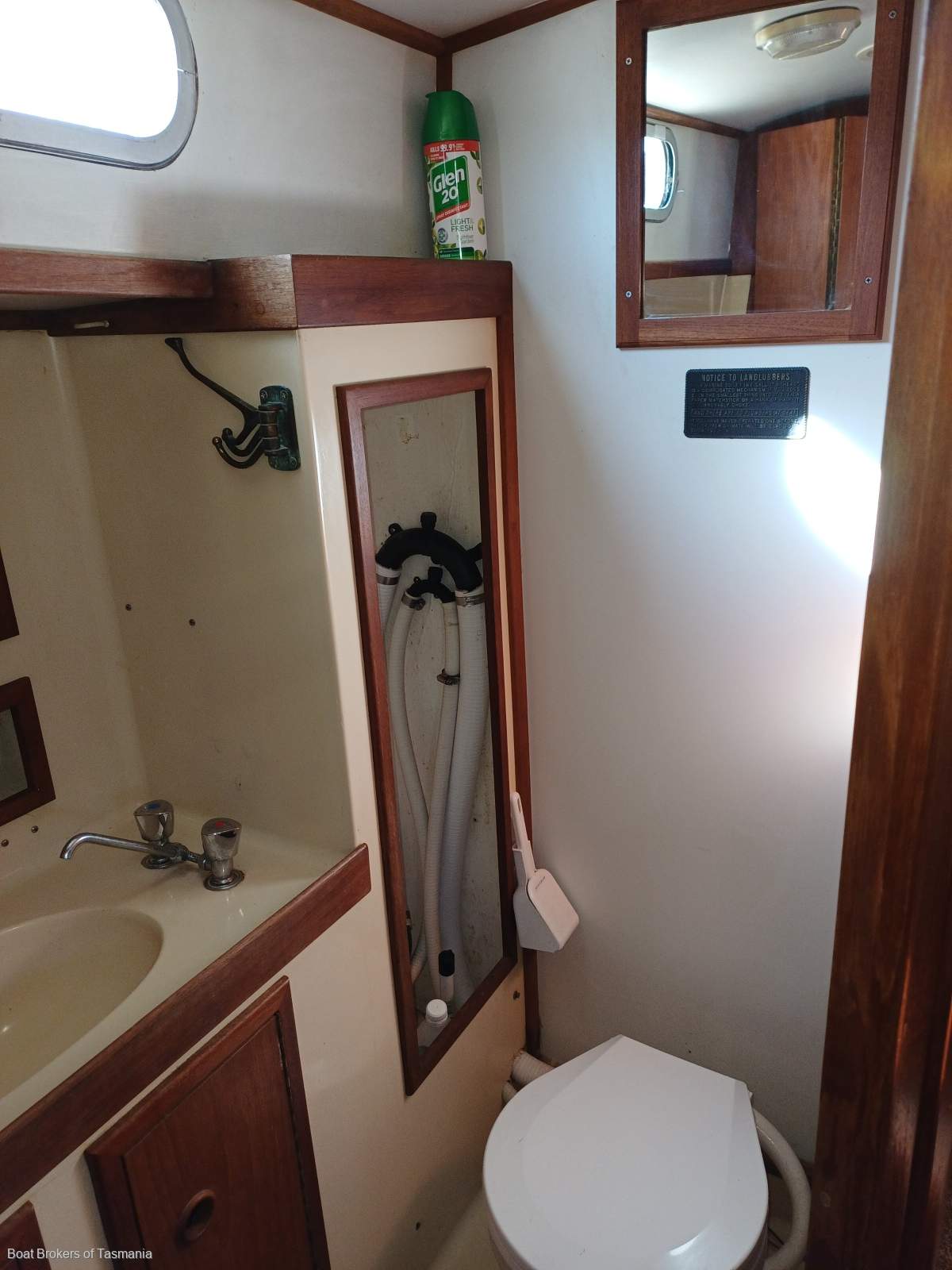 Doubloon Fisher 32 Strong fibreglass motorsailer with lots of extras Boat Brokers of Tasmania