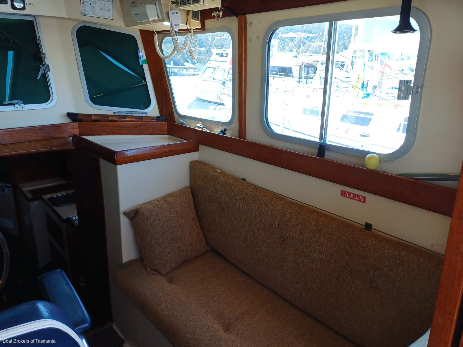 Doubloon Fisher 32 Strong fibreglass motorsailer with lots of extras Boat Brokers of Tasmania