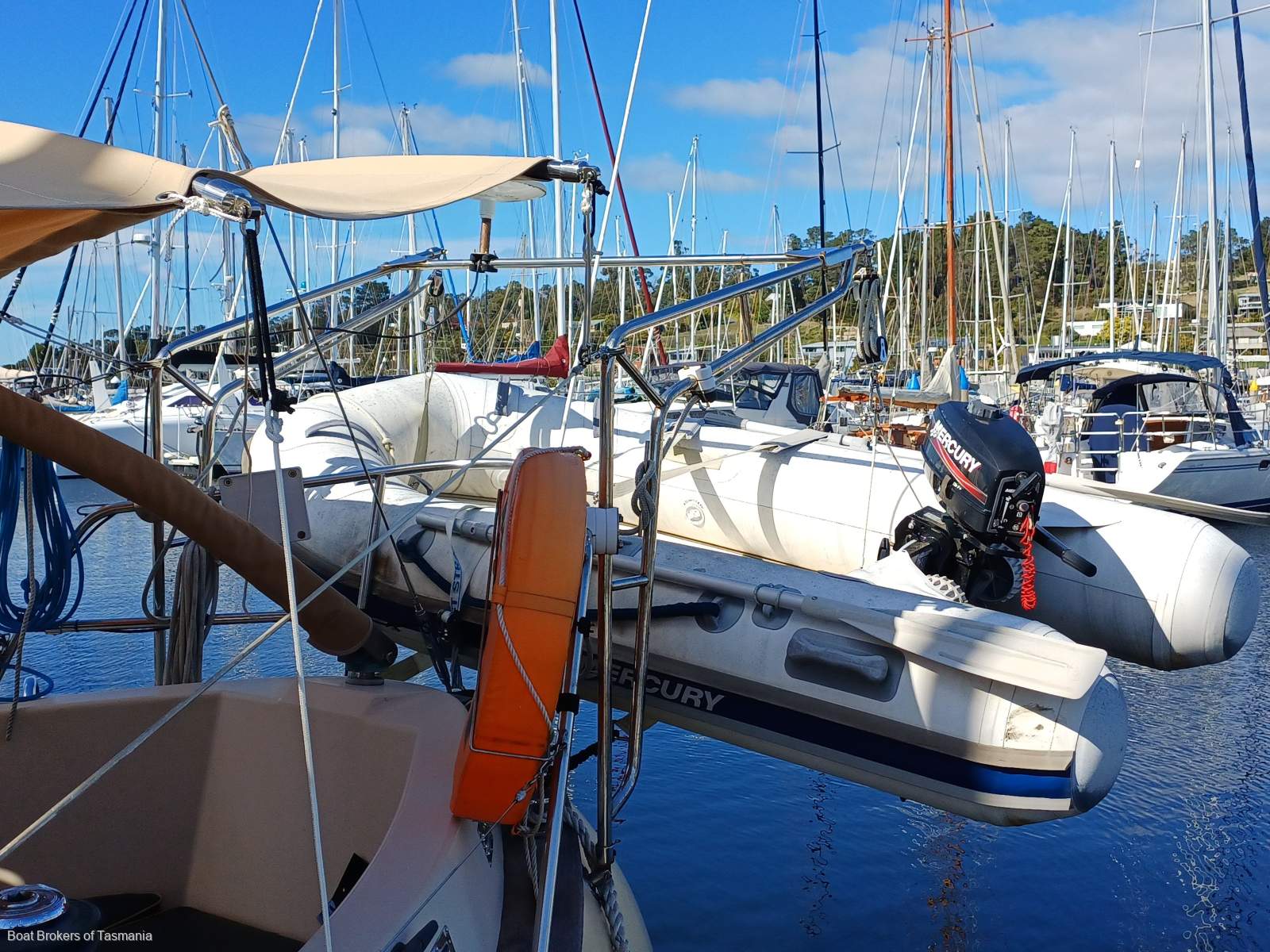 Doubloon Fisher 32 Strong fibreglass motorsailer with lots of extras Boat Brokers of Tasmania