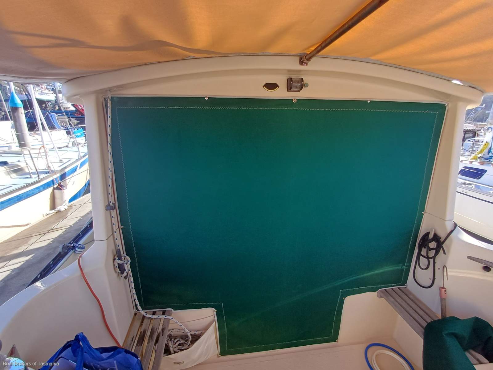 Doubloon Fisher 32 Strong fibreglass motorsailer with lots of extras Boat Brokers of Tasmania