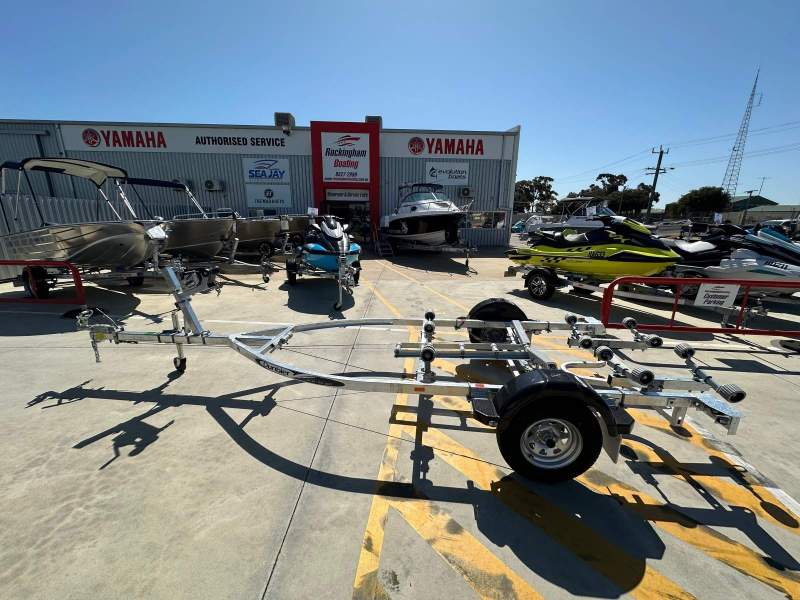 New 2025 Dunbier Rolla Matic Series 5.0m boat trailer