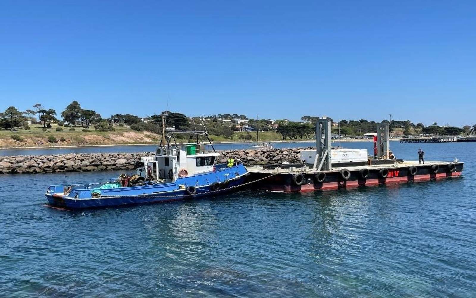 24m Non-Propelled Work Barge