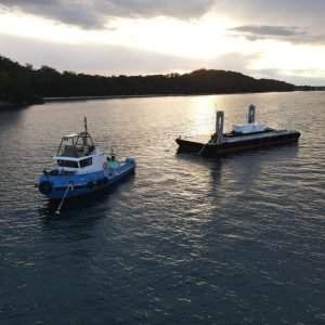 24m Non-Propelled Work Barge