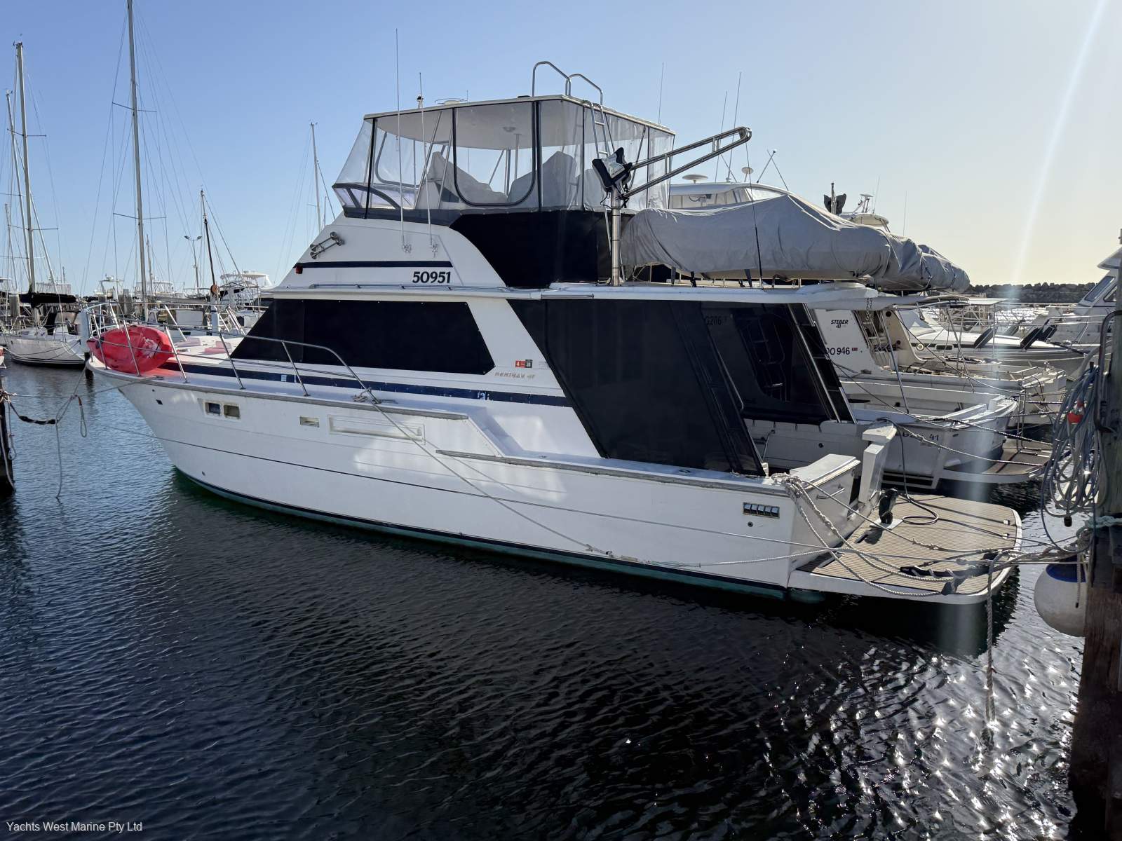 Bertram Caribbean 42 " Challenger Harbour Pen optional T. A. P ":BERTRAM 42 by YACHTS WEST ph 9335 7788