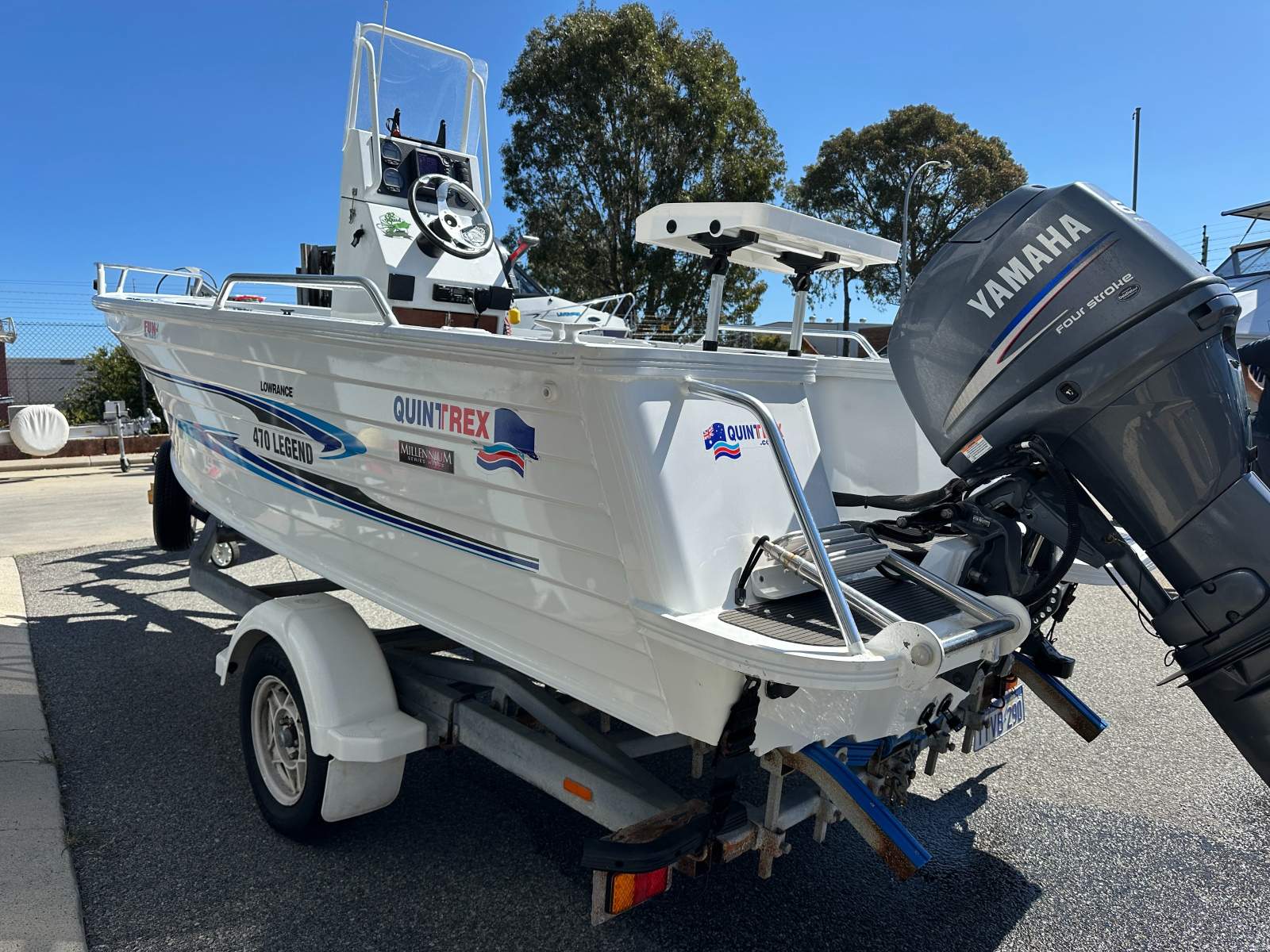 Quintrex 470 Legend Centre Console With Yamaha 60HP 4 Stroke