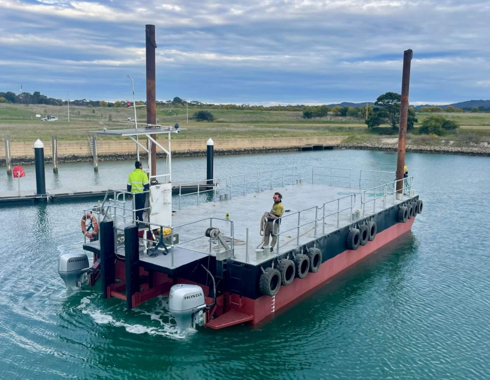 15m Self-Propelled Work Barge