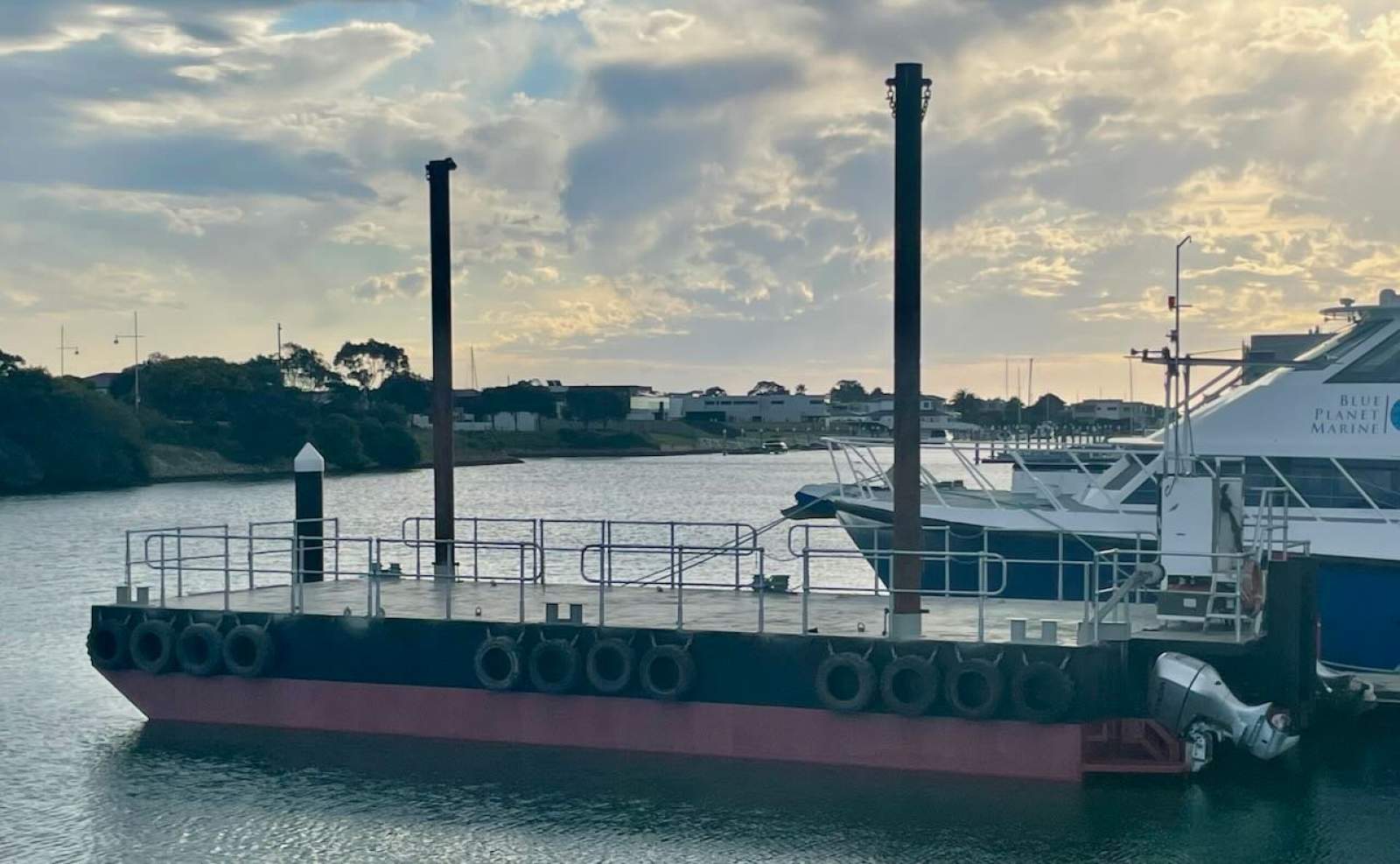 15m Self-Propelled Work Barge