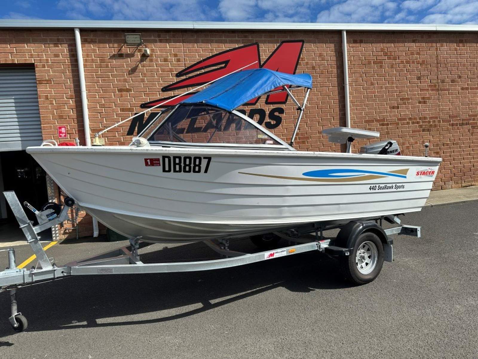 Stacer 440 Seahawk Sports With 2024 Trailer