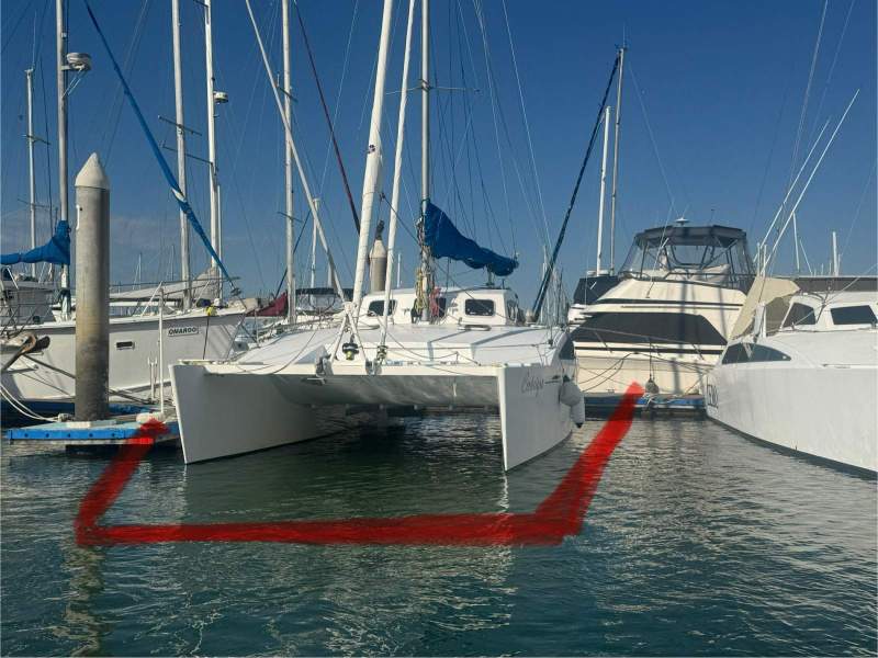 Very rare 10m Catamaran berth