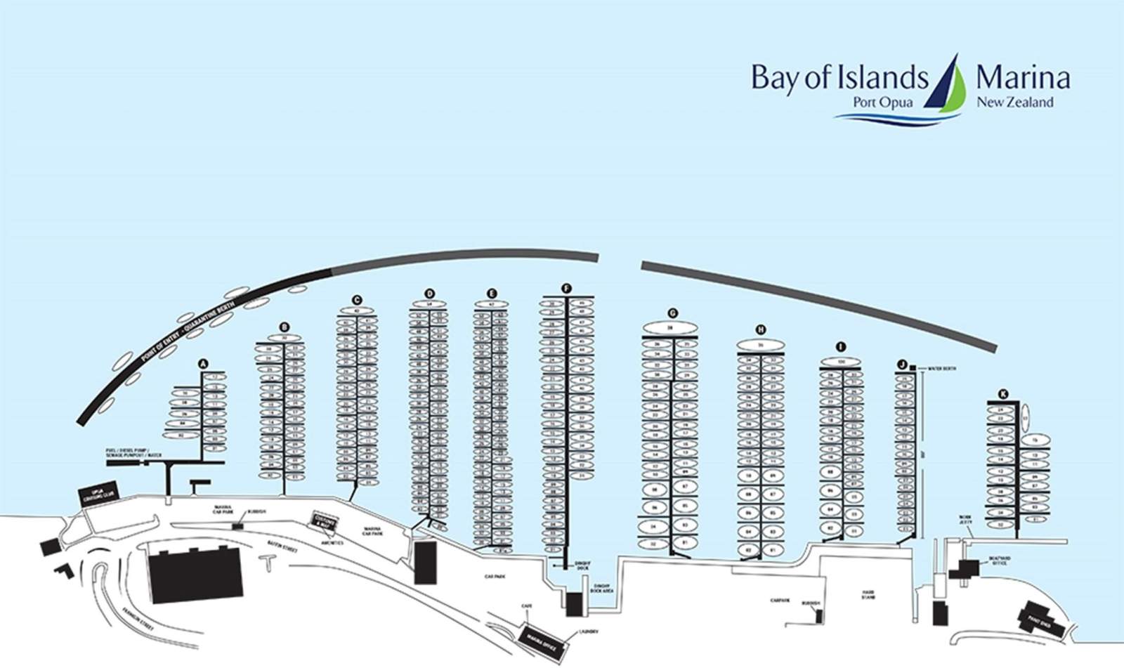 15m Marina Berth, Opua, Bay of Islands, NZ - Multihull-friendly!