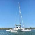 Dick Newick Trea 26 8m:cockpit screened in