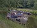 Custom:Keel up  and mast down exploring French canals