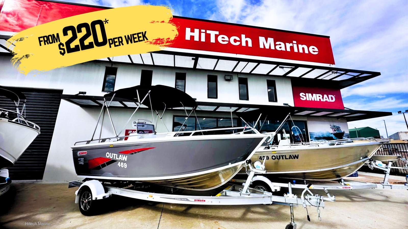Stacer 469 Outlaw Side Console Stacer 469 Outlaw Side Console with 75hp Mercury:Stacer 469 Outlaw Side Console with 75hp Mercury