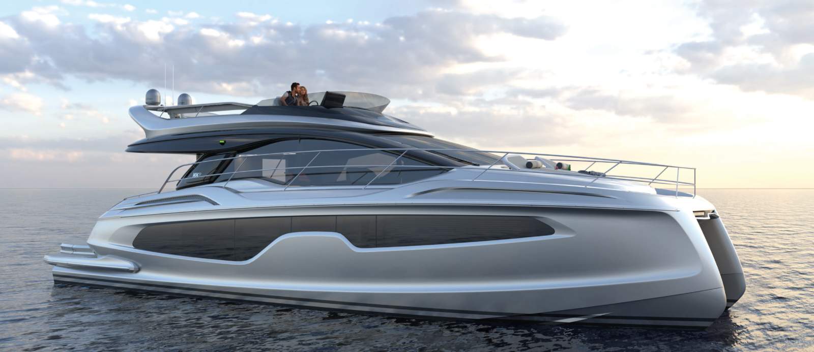 HH Catamarans HH55PC Euro Flybridge 27kn cruise. 35+kn thrill, future of Power Cats