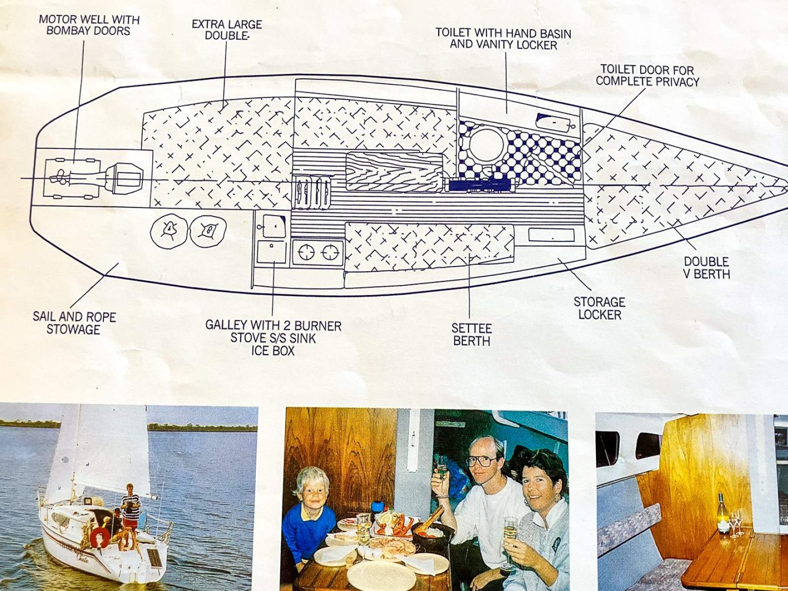 Magnum 8.5:Boat layout