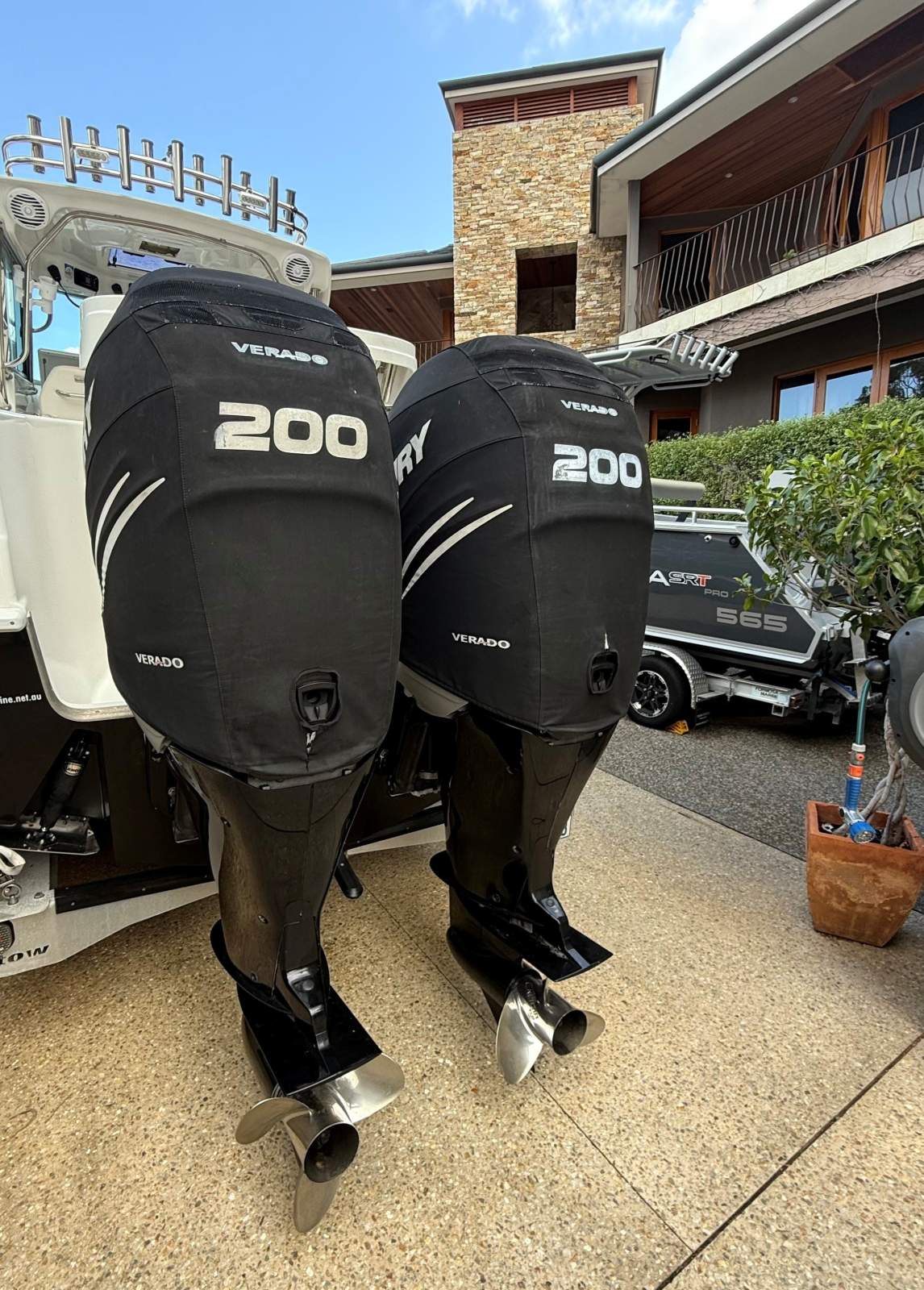 Mercury 200HP L6 Verado 2x Motors (2018)