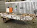 4.45m flat bottom wooden boat