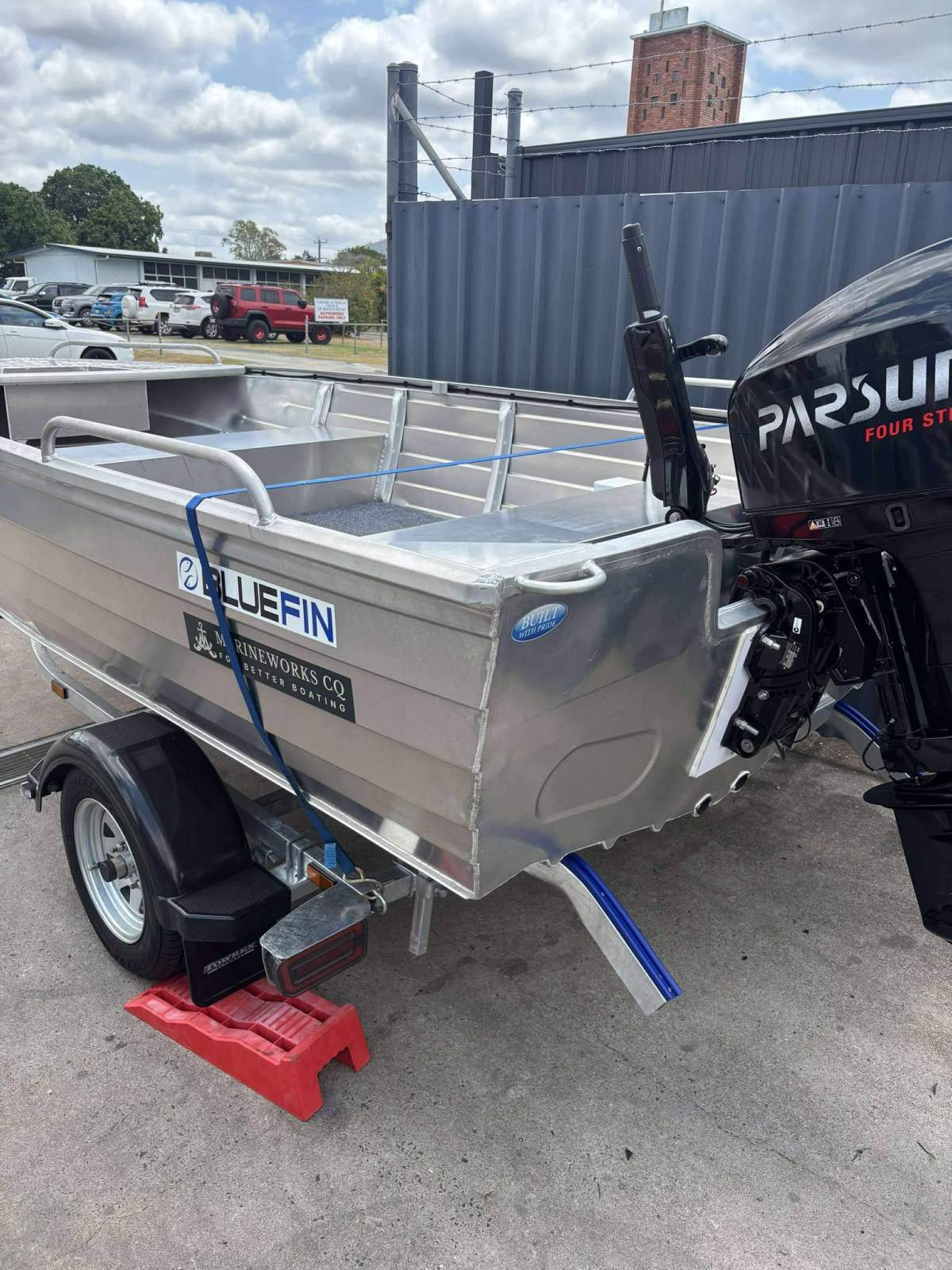 Bluefin 3.95 Drifter Boat Motor Trailer Package @ Marineworks CQ Bluefin 3.95 Drifter Boat Motor Trailer Package @ Marineworks CQ