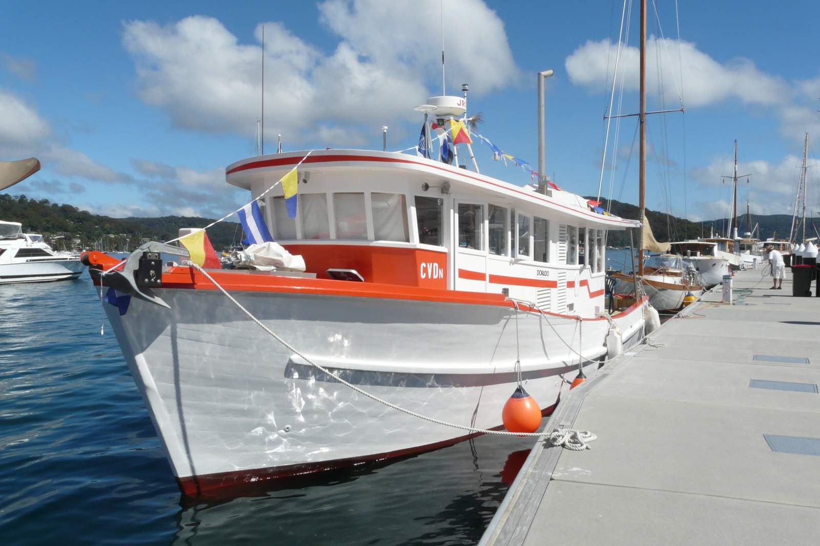 Custom built converted trawler