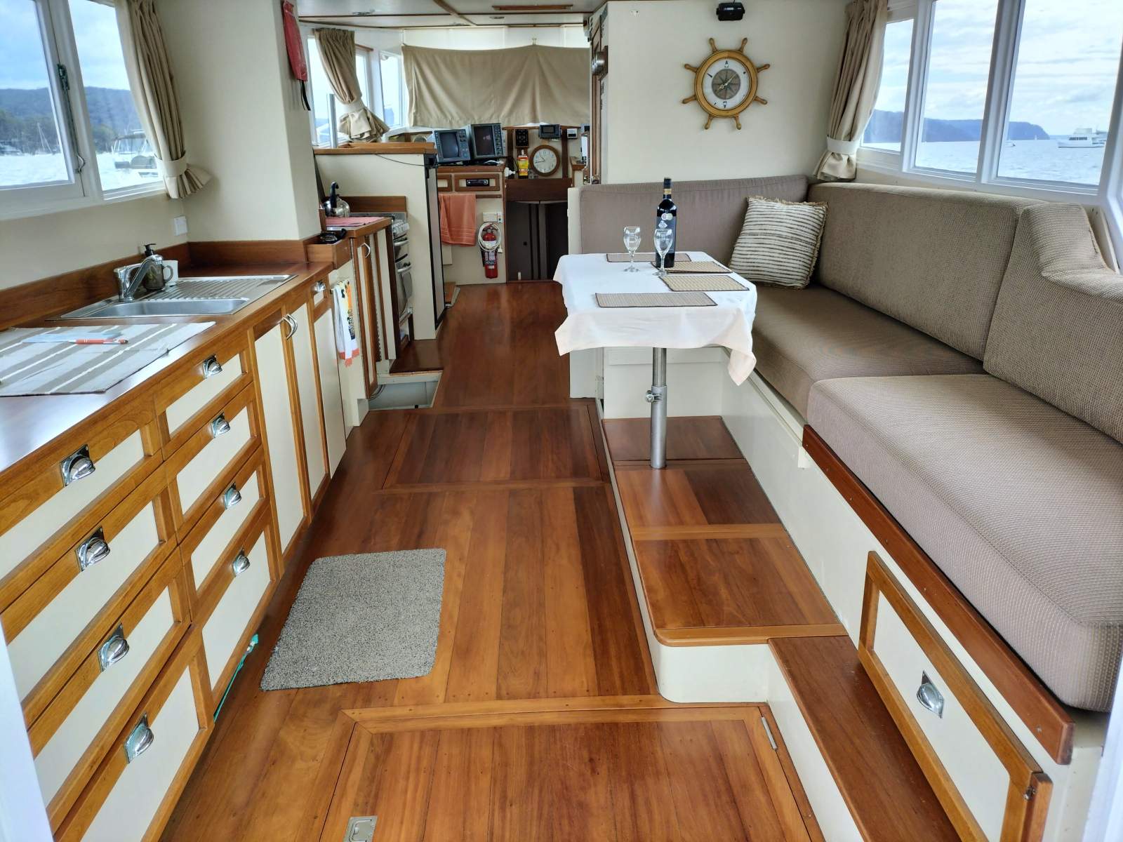 Custom built converted trawler
