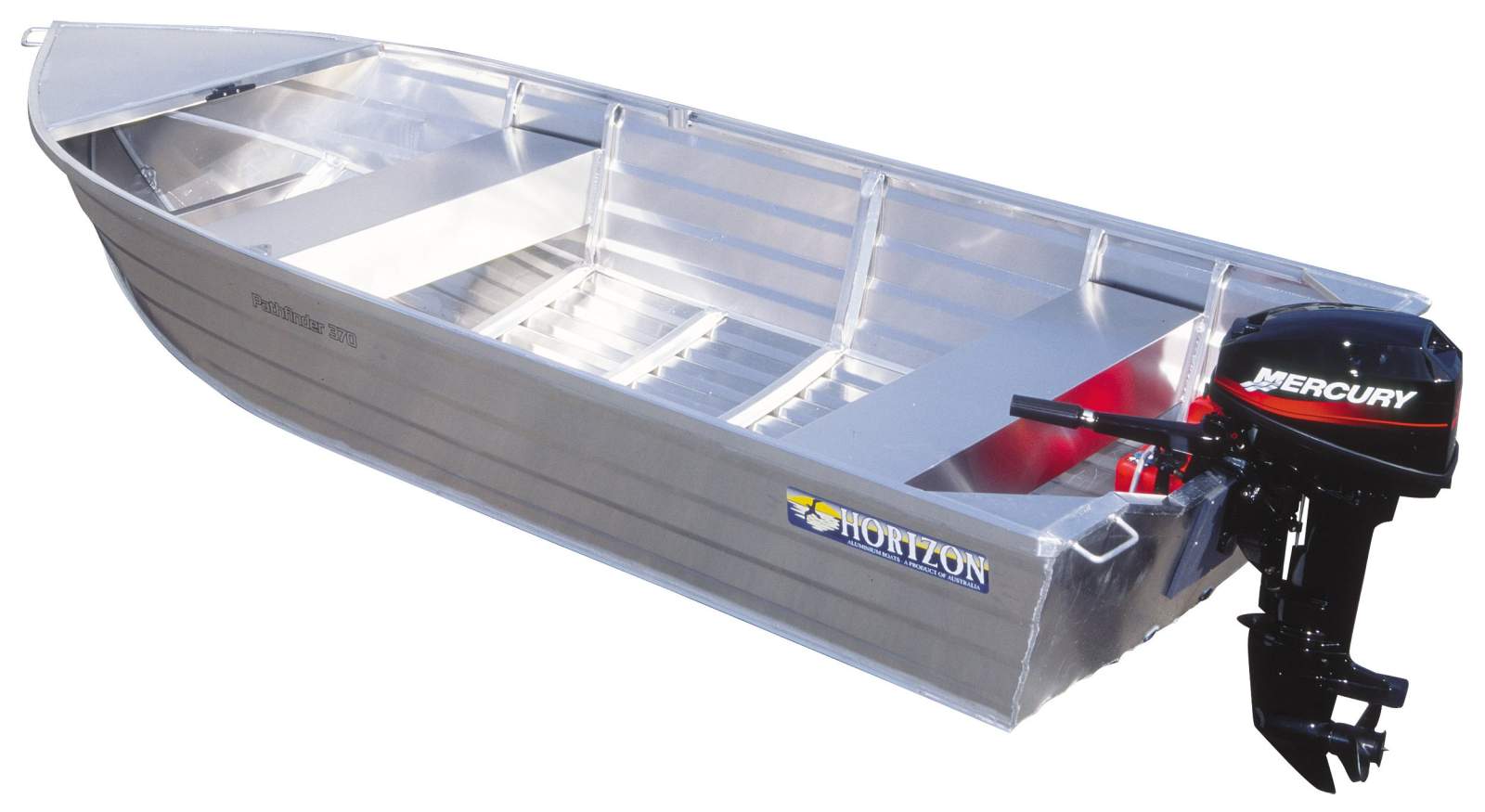 Horizon Aluminium Boats 370 Pathfinder HS (High Sides) with loads of additional options