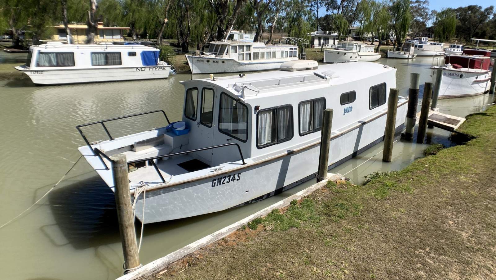 "YOLO" Trailerable One Bed Houseboat, Great Value.