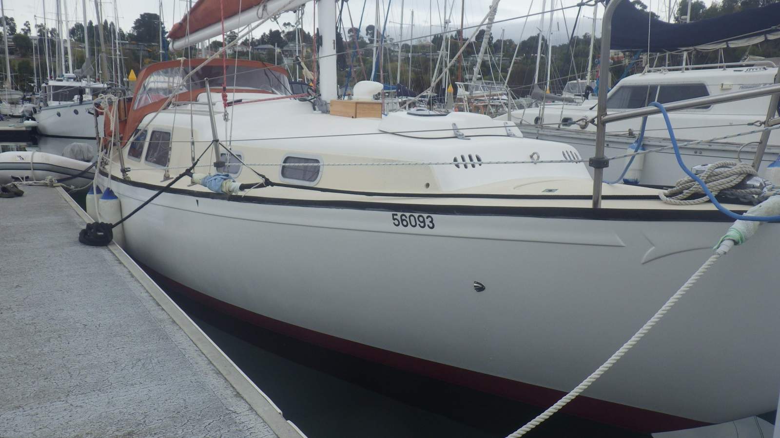 Clansman 30:Newly antifouled. Apr.2025