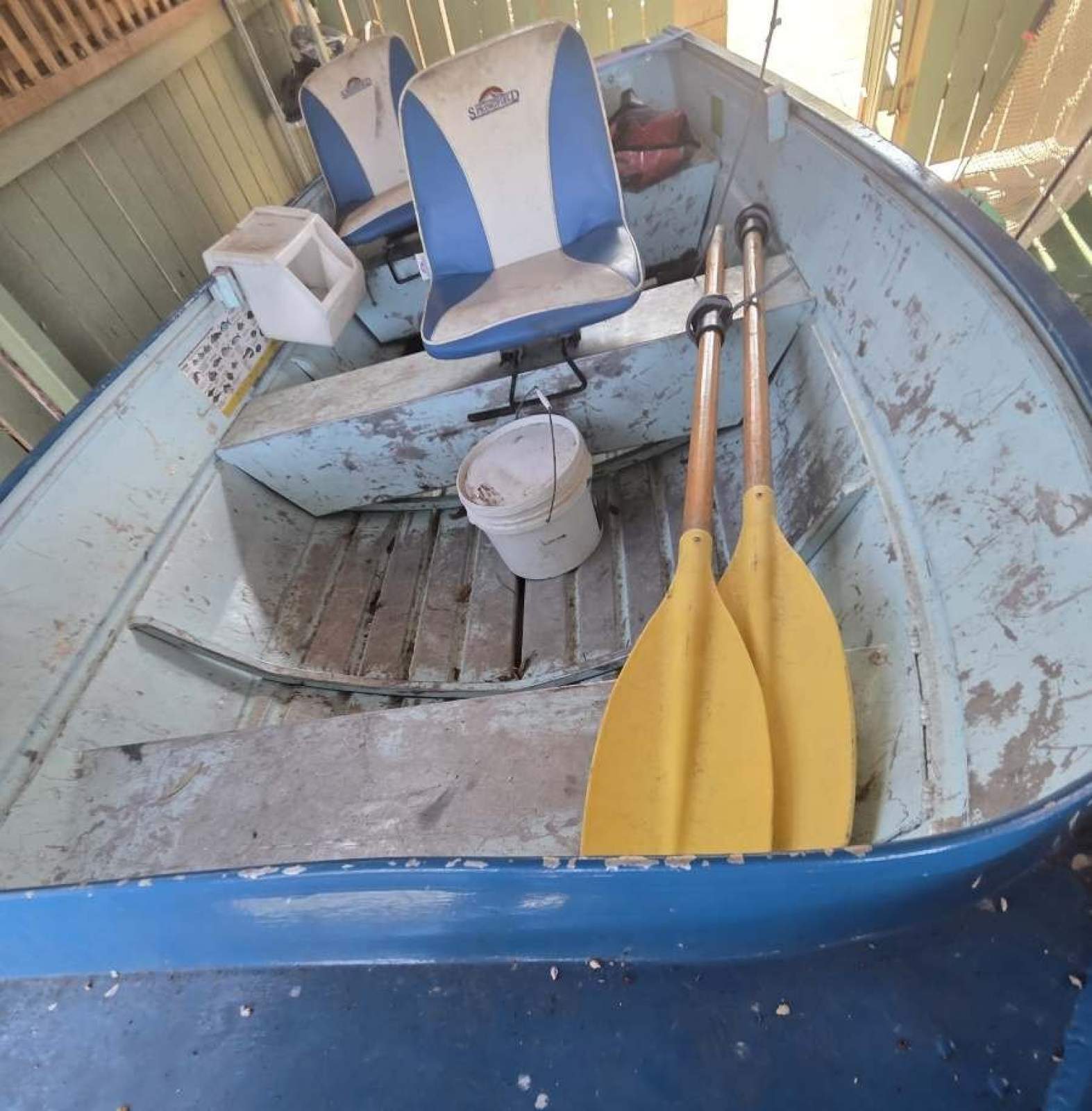 Quintrex 12 Foot Tinny with 9.8 Tohasu engine