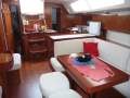 Beneteau Oceanis 46:Saloon with Galley in background