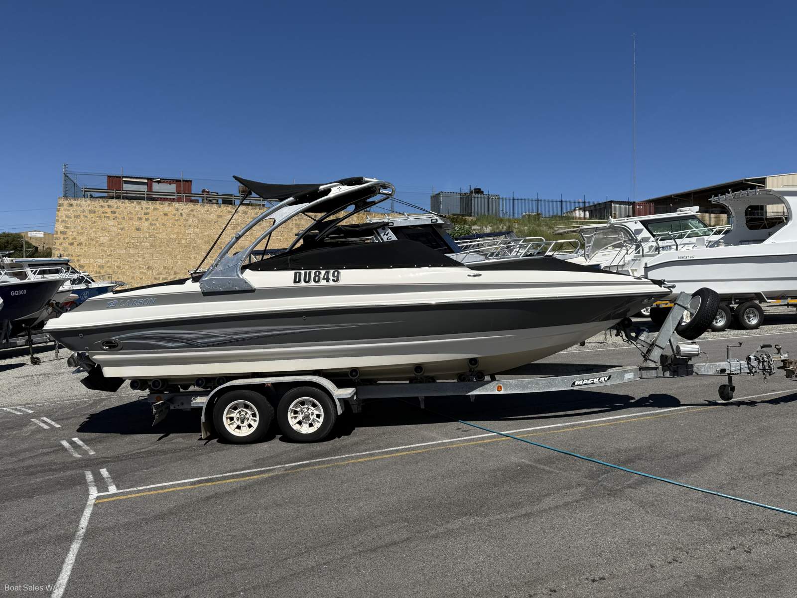 Larson Lxi 248 496 Mercruiser 327hrs with Corsa Exhaust System