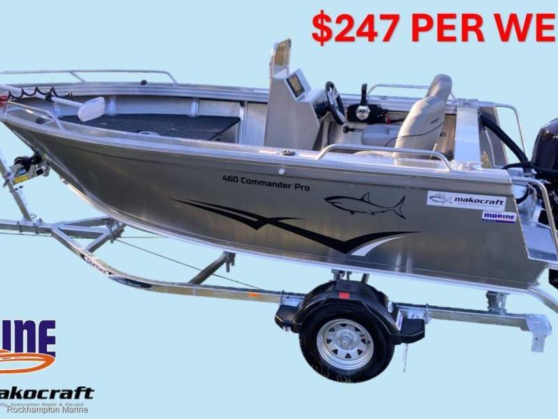 Makocraft 460 Commander Pro Side Console + Options B, M, T PACKAGE FROM ROCKHAMPTON MARINE!