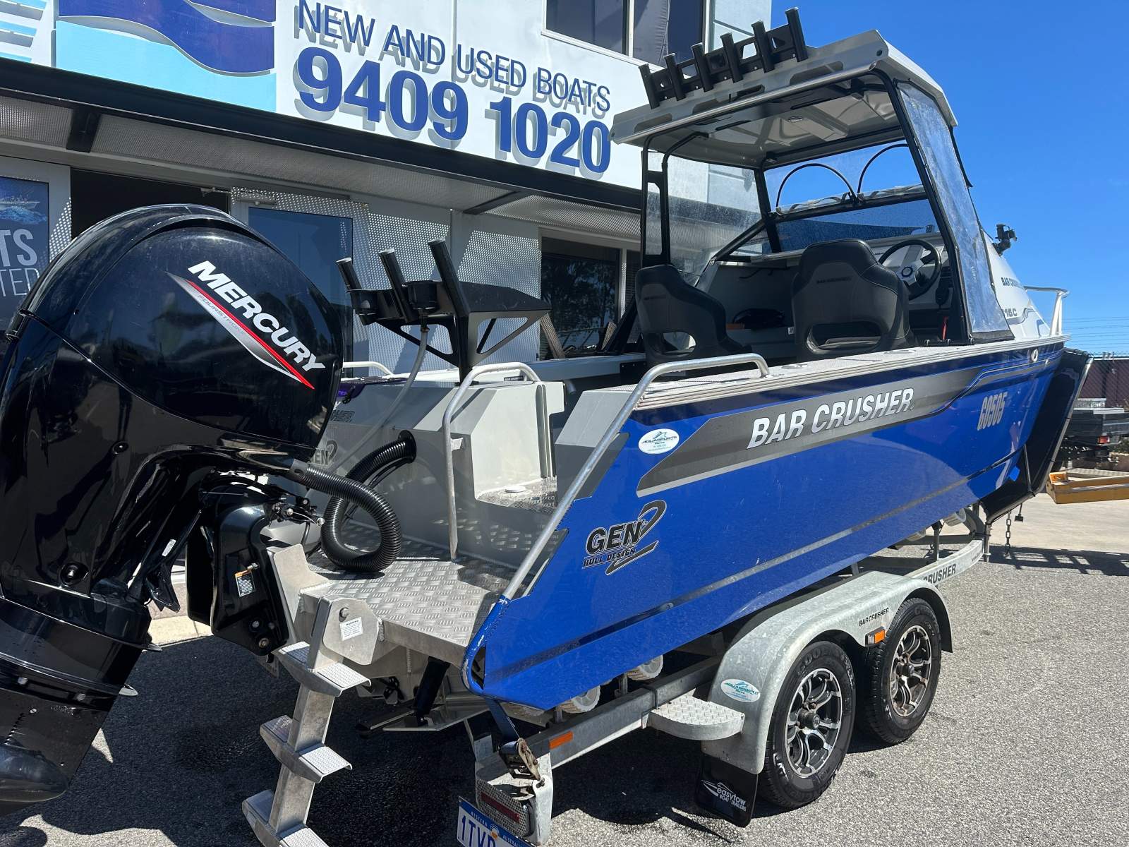 Bar Crusher 615C With Mercury 150HP 4 Stroke 2020 Model