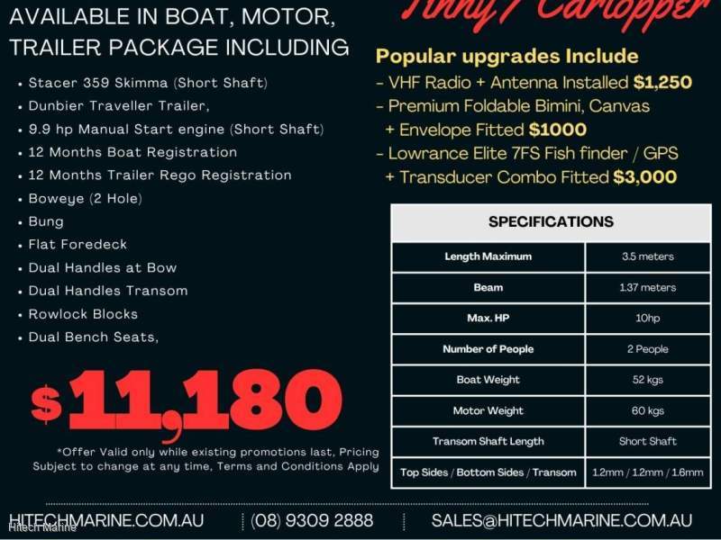 Stacer 359 Skimma Stacer 359 Skimma Aluminium Tinny / Dinghy